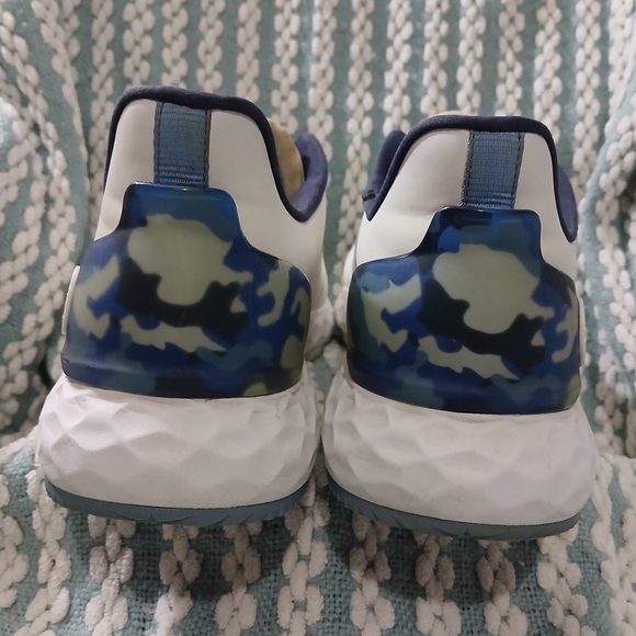 Men's G-Fore White and Blue Camo  Athletic Golf Shoes - Picture 5 of 6
